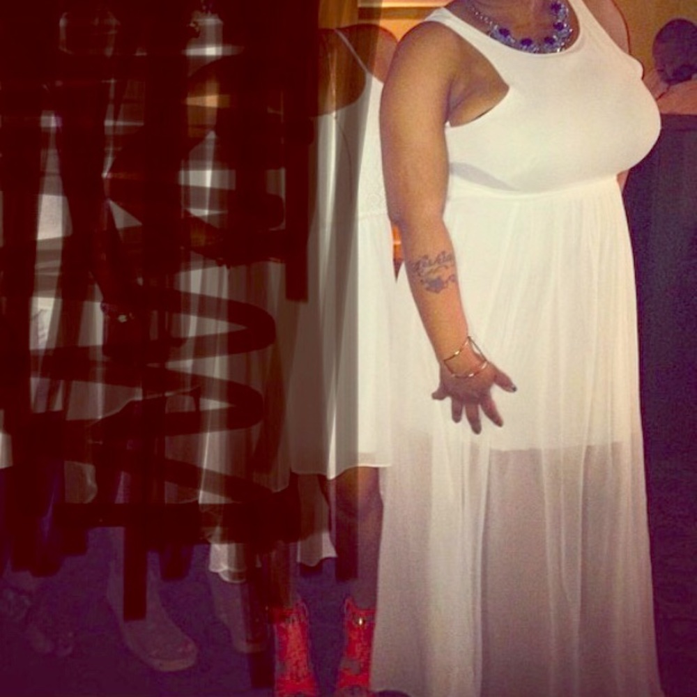 Off white bisou bisou dress.